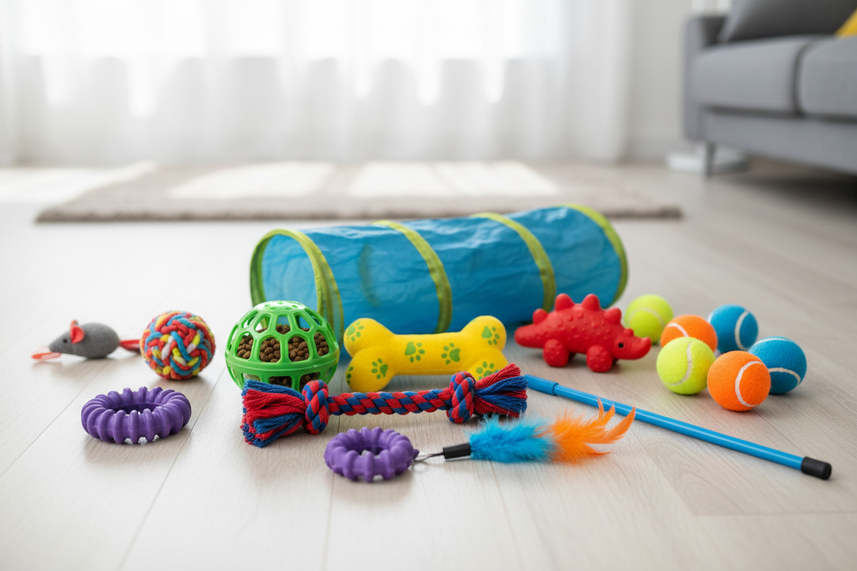 jeux et stimulation pour chien et chat