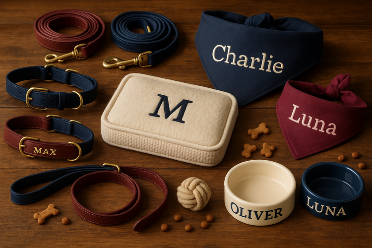 Accessoires personnalisés pour chiens et chats
