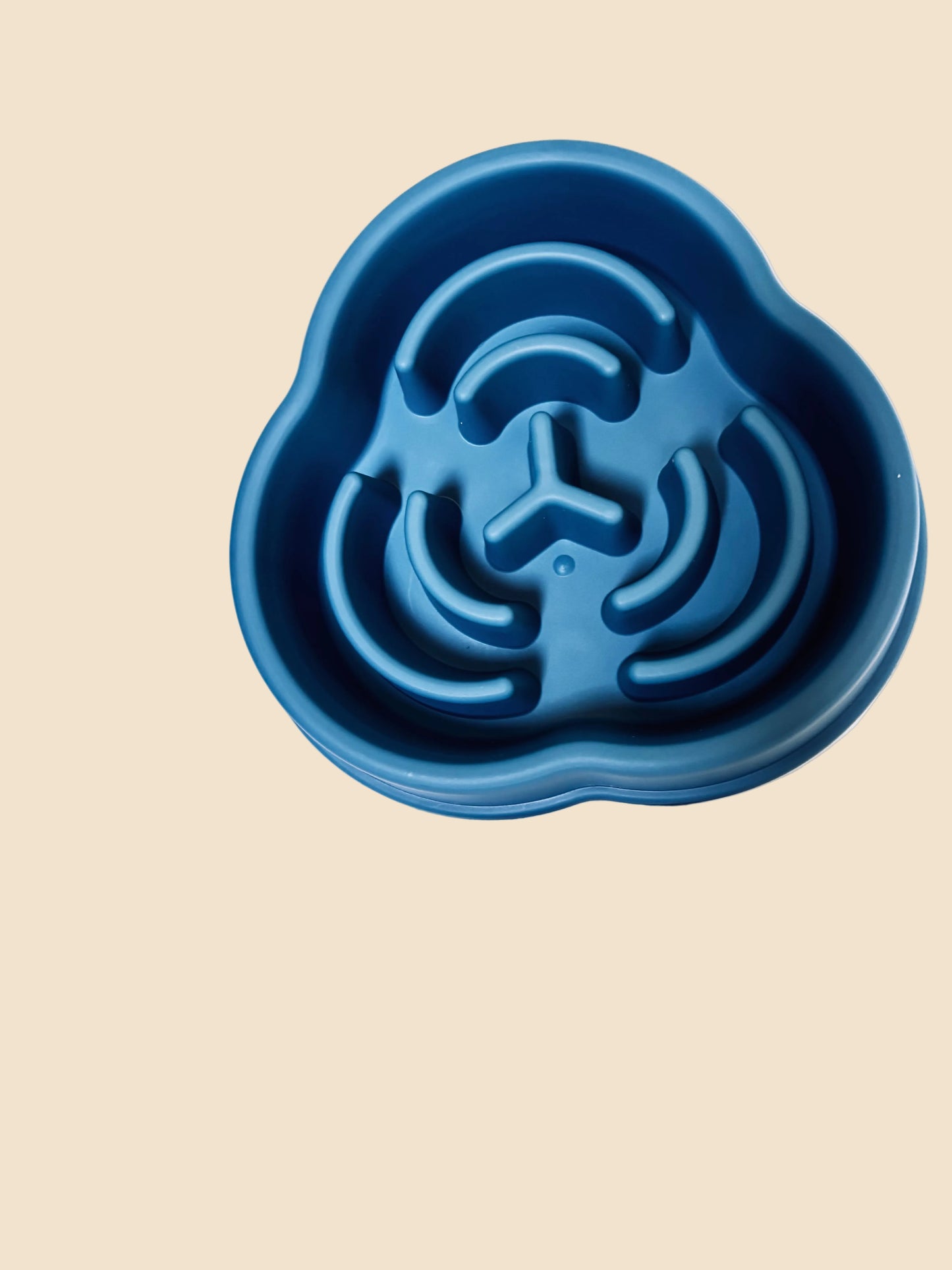 Gamelle anti glouton bleu pour chien