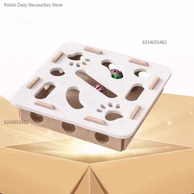 Jouet interactif pour chat - Stimulation mentale & jeu instinctif