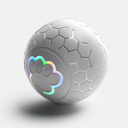 Balle interactive USB pour chien et chat - Jeu autonome & lumières LED