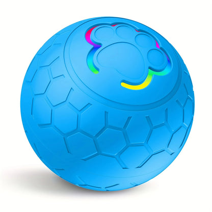 Balle interactive USB pour chien et chat - Jeu autonome & lumières LED