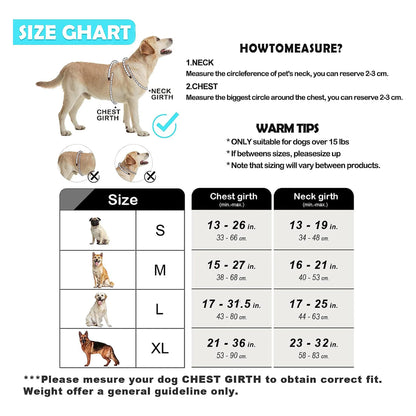 Harnais anti-traction pour chien Confort & contrôle ajustable