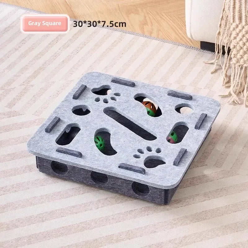 Jouet interactif pour chat - Stimulation mentale & jeu instinctif