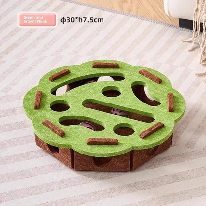 Jouet interactif pour chat - Stimulation mentale & jeu instinctif