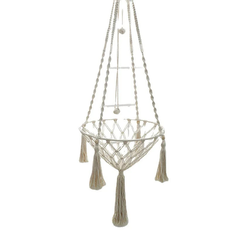 Hamac suspendu pour chat - Coton tressé & confort naturel