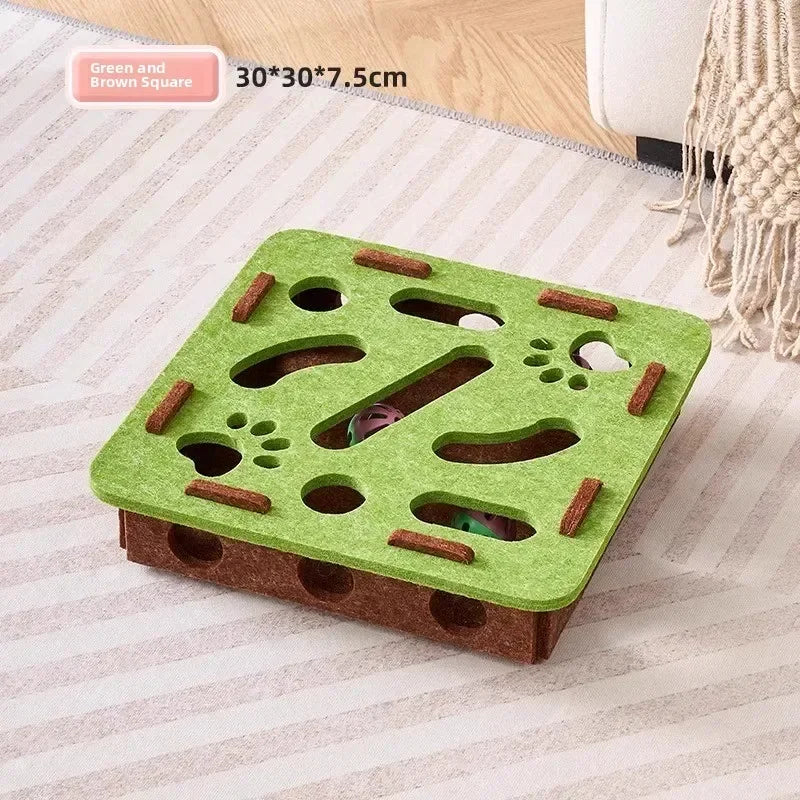 Jouet interactif pour chat - Stimulation mentale & jeu instinctif