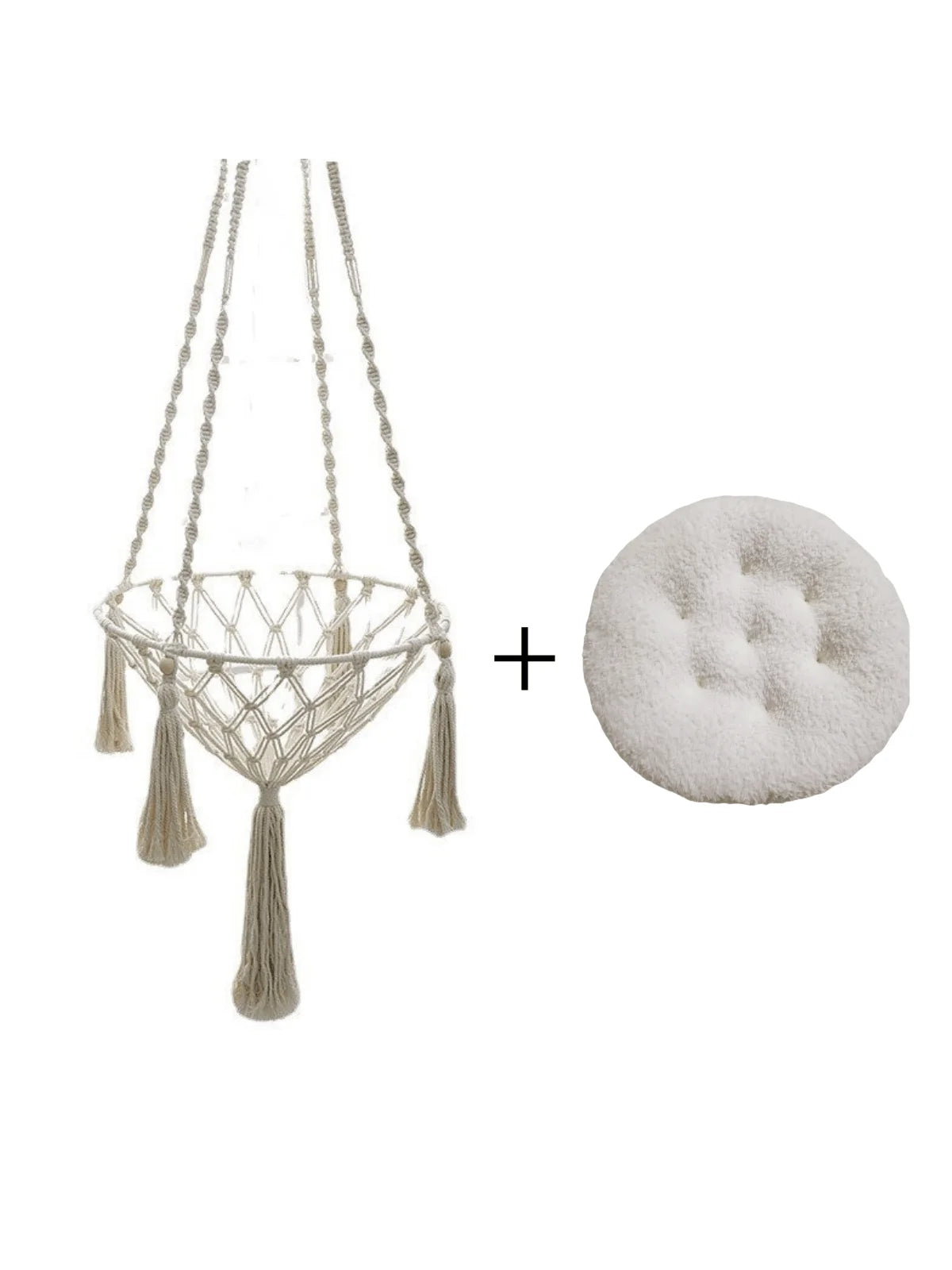 Hamac suspendu pour chat - Coton tressé & confort naturel