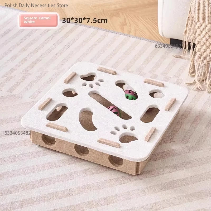 Jouet interactif pour chat - Stimulation mentale & jeu instinctif